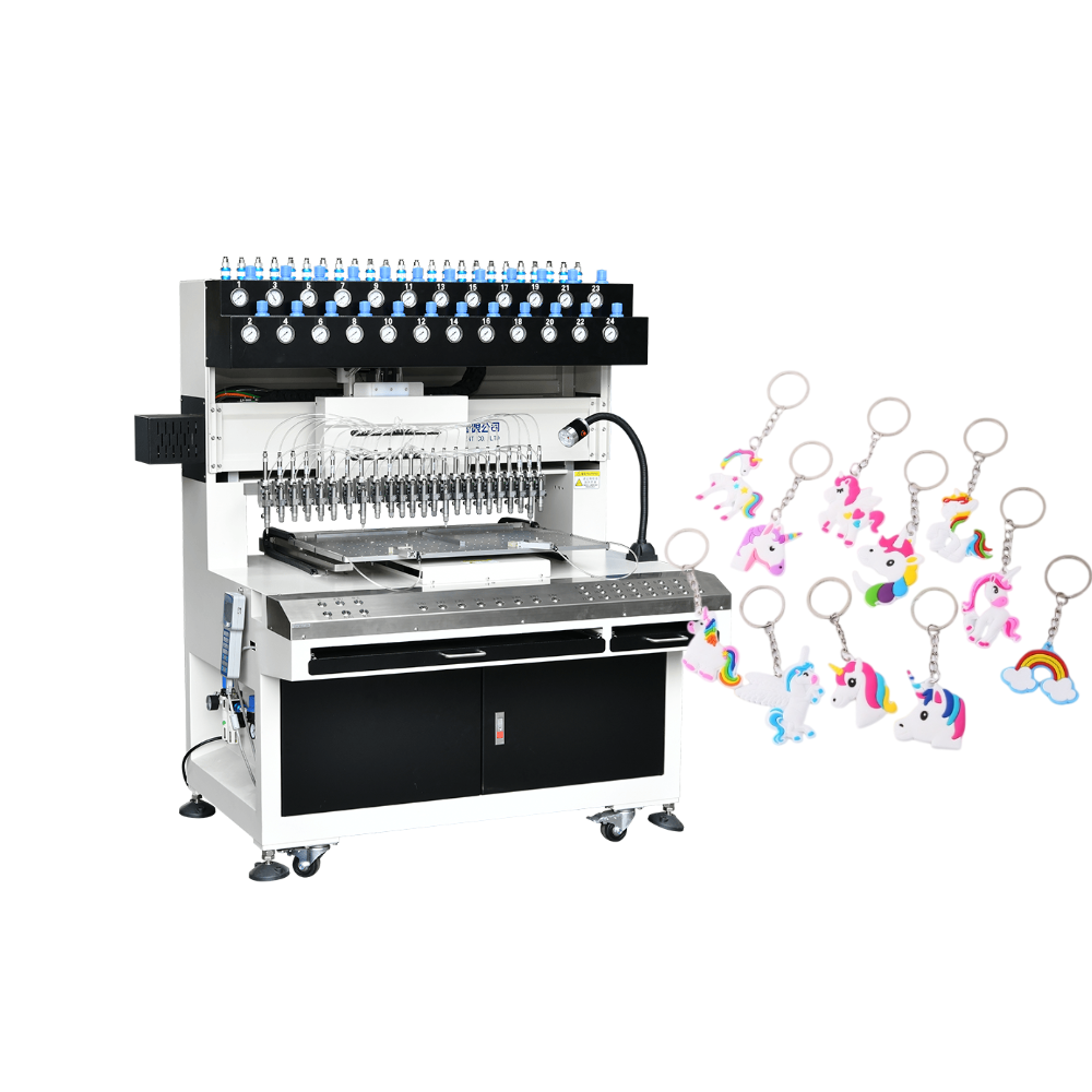 Mini Emotion soft pvc Keyring filling machine